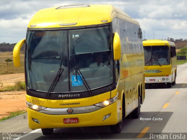 Viação Itapemirim 60077 na cidade de Jequié, Bahia, Brasil, por Anderson Silva. Número da foto: #4558394.