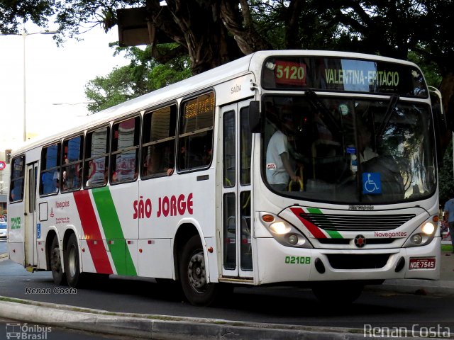 Consórcio Navegantes - 02 > Viação São Jorge > Transurb Transporte Urbano 02108 na cidade de João Pessoa, Paraíba, Brasil, por Anderson Silva. Número da foto: #4558402.