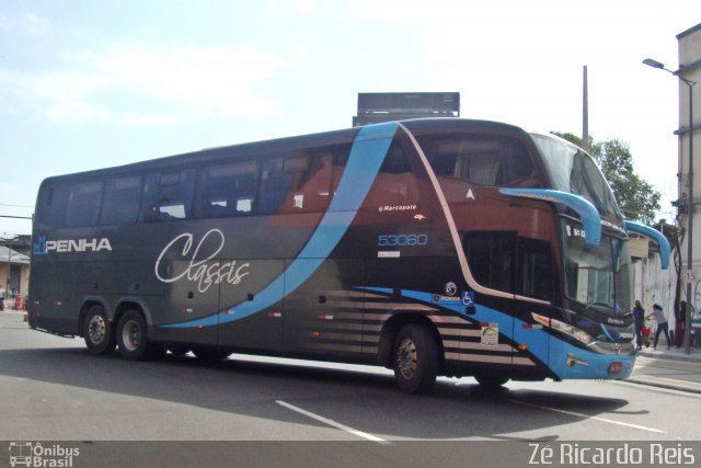 Empresa de Ônibus Nossa Senhora da Penha 53060 na cidade de Rio de Janeiro, Rio de Janeiro, Brasil, por Zé Ricardo Reis. ID da foto: 4561351.