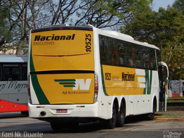 Viação Nacional 10525 na cidade de São Paulo, São Paulo, Brasil, por Raphael José da Silva. Número da foto: #4562847.