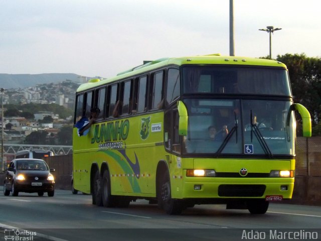 Juninho Turismo 9052 na cidade de Belo Horizonte, Minas Gerais, Brasil, por Adão Raimundo Marcelino. ID da foto: 4562650.