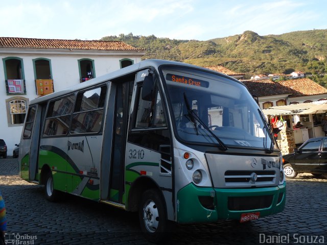 Turin Transportes 3210 na cidade de Ouro Preto, Minas Gerais, Brasil, por Daniel Souza. Número da foto: #4561001.