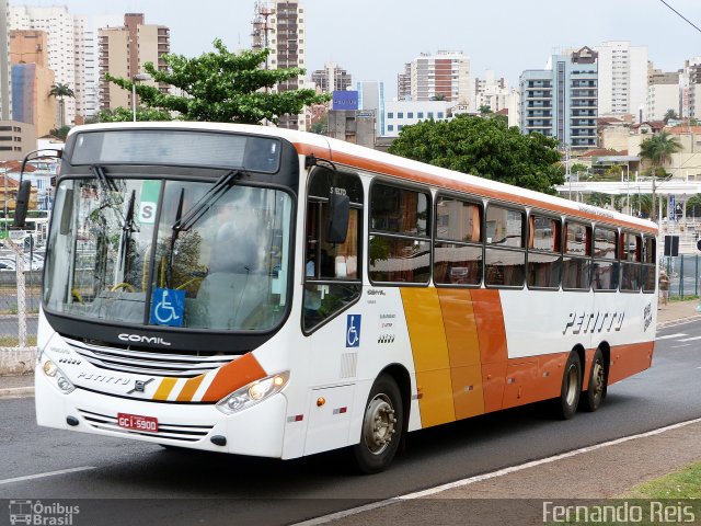 Transportadora Turística Petitto 92520 na cidade de Ribeirão Preto, São Paulo, Brasil, por Fernando Reis. ID da foto: 4561337.