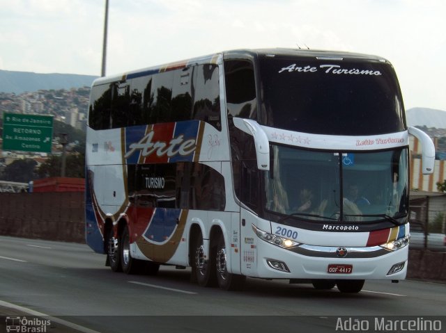Arte Transportes e Turismo 2000 na cidade de Belo Horizonte, Minas Gerais, Brasil, por Adão Raimundo Marcelino. Número da foto: #4562604.