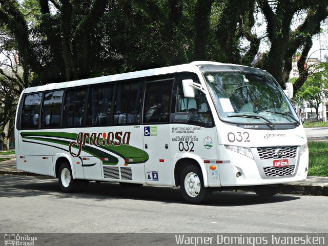 Viação Graciosa 032 na cidade de Curitiba, Paraná, Brasil, por Wagner Domingos Ivanesken. Número da foto: #4561388.