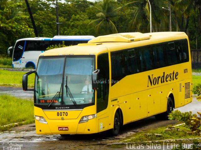 Viação Nordeste 8070 na cidade de João Pessoa, Paraíba, Brasil, por Lucas Silva. ID da foto: 4560658.