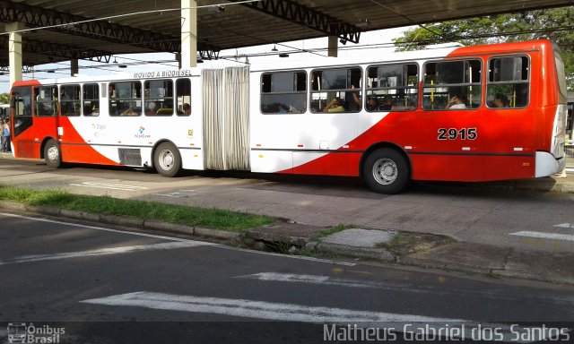 Itajaí Transportes Coletivos 2915 na cidade de Campinas, São Paulo, Brasil, por Matheus Gabriel dos Santos. ID da foto: 4561811.