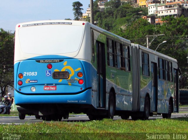 Santa Zita Transportes Coletivos 21083 na cidade de Vitória, Espírito Santo, Brasil, por Saimom  Lima. ID da foto: 4561489.