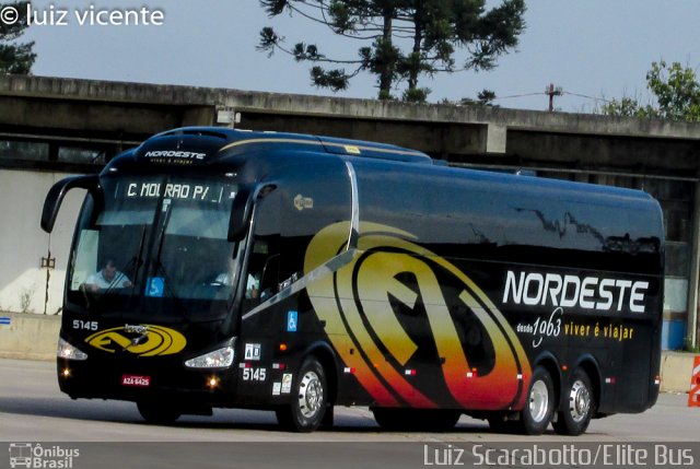 Expresso Nordeste 5145 na cidade de Curitiba, Paraná, Brasil, por Luiz Scarabotto . ID da foto: 4562742.