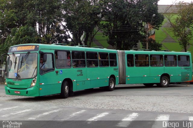 Auto Viação Mercês MB601 na cidade de Curitiba, Paraná, Brasil, por Diego Lip. ID da foto: 4564692.