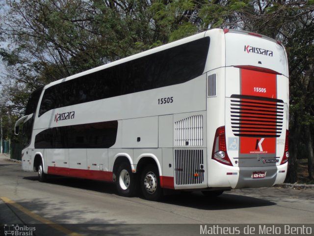 Kaissara - Viação Caiçara 15505 na cidade de São Paulo, São Paulo, Brasil, por Matheus de Melo Bento. Número da foto: #4563990.