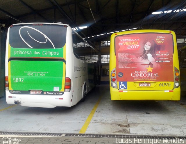 Expresso Princesa dos Campos 5892 na cidade de Guarapuava, Paraná, Brasil, por Lucas Henrique Mendes. Número da foto: #4564640.