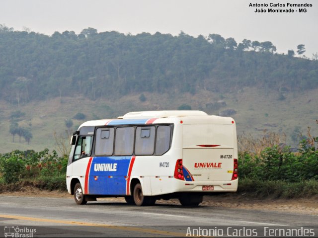 Univale Transportes M-0720 na cidade de João Monlevade, Minas Gerais, Brasil, por Antonio Carlos Fernandes. Número da foto: #4564499.
