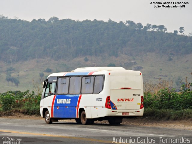 Univale Transportes M-0720 na cidade de João Monlevade, Minas Gerais, Brasil, por Antonio Carlos Fernandes. ID da foto: 4564499.