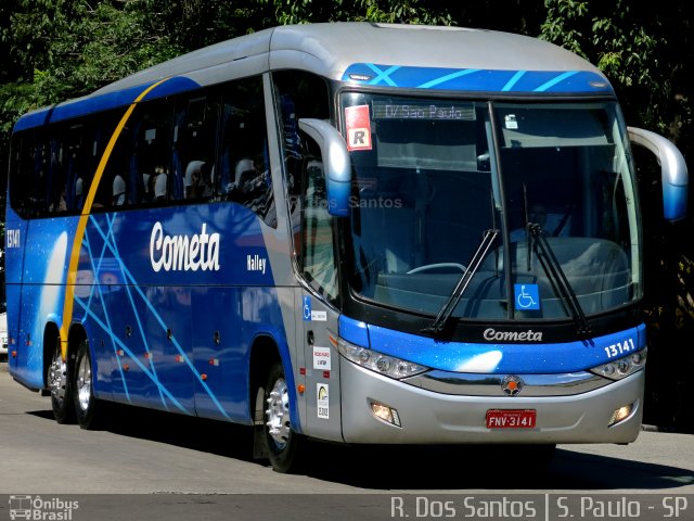 Viação Cometa 13141 na cidade de São Paulo, São Paulo, Brasil, por Rafael Santos. ID da foto: 4565628.