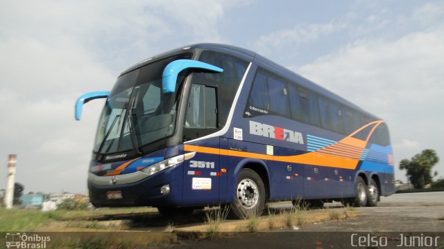 Breda Transportes e Serviços 3511 na cidade de Diadema, São Paulo, Brasil, por Celso  Junior. Número da foto: #4563268.