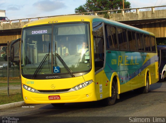 Viação Real Ita 63780 na cidade de Vitória, Espírito Santo, Brasil, por Saimom  Lima. ID da foto: 4564820.