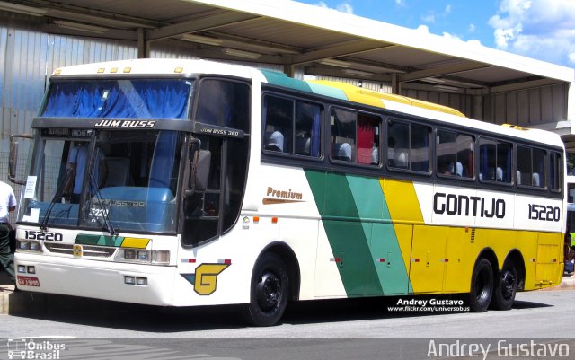 Empresa Gontijo de Transportes 15220 na cidade de Belo Horizonte, Minas Gerais, Brasil, por Andrey Gustavo. ID da foto: 4563943.