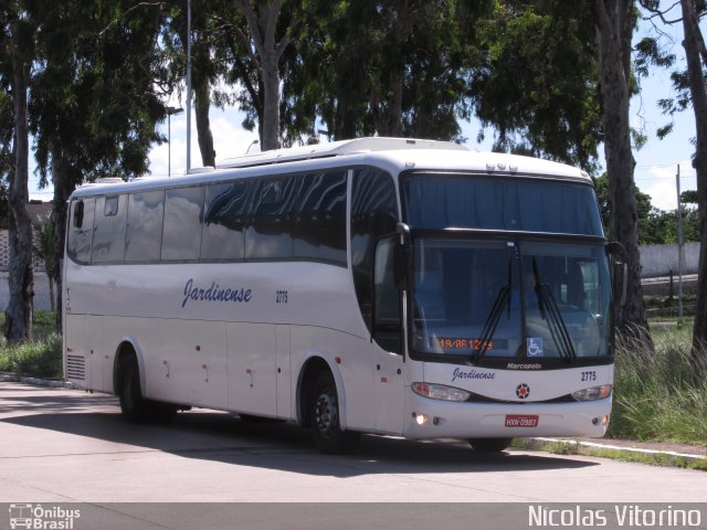 Auto Viação Jardinense 2775 na cidade de Natal, Rio Grande do Norte, Brasil, por Nícolas Vitorino Lopes. ID da foto: 4565294.