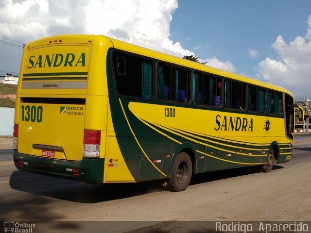 Viação Sandra 1300 na cidade de Conselheiro Lafaiete, Minas Gerais, Brasil, por Rodrigo  Aparecido. Número da foto: #4563400.