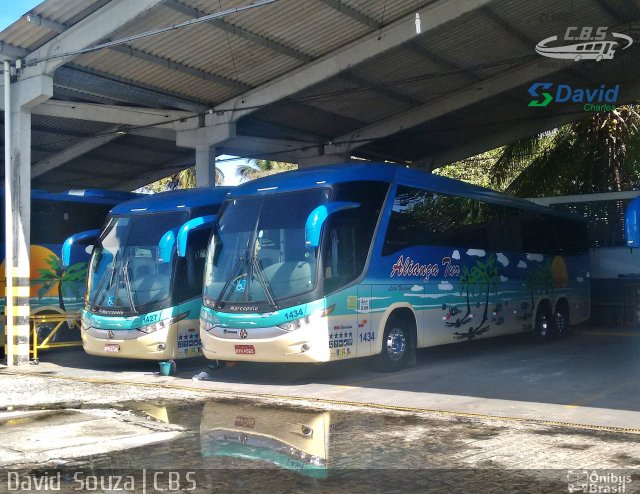 Aliança Tur Transporte de Passageiros e Turismo 1434 na cidade de Aracaju, Sergipe, Brasil, por David  Souza. Número da foto: #4564364.