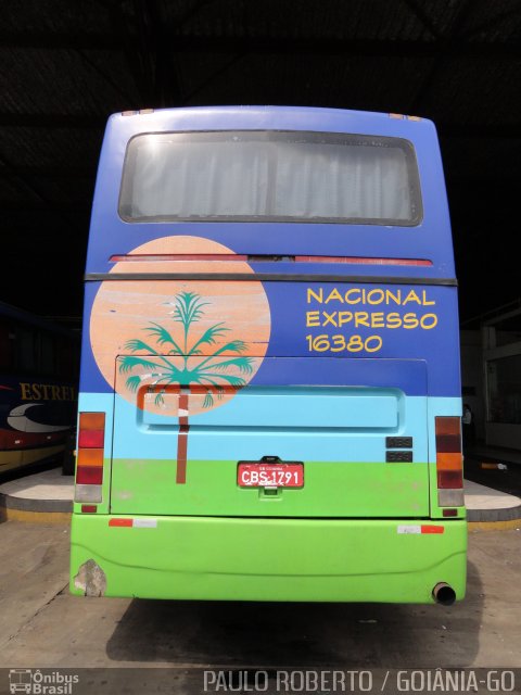 Nacional Expresso 16380 na cidade de Goiânia, Goiás, Brasil, por Paulo Roberto de Morais Amorim. Número da foto: #4563870.