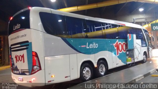 Auto Viação 1001 RJ 108.501 na cidade de São Paulo, São Paulo, Brasil, por Luis Philippe Cardoso Coelho. Número da foto: #4564532.