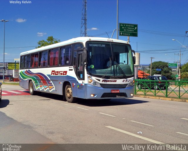 Rosa Turismo 2937 na cidade de Sorocaba, São Paulo, Brasil, por Weslley Kelvin Batista. Número da foto: #4566004.