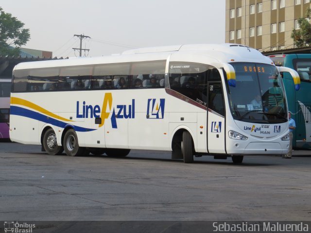 Buses Linea Azul  na cidade de , por Sebastian Andres Maluenda. Número da foto: #4565811.
