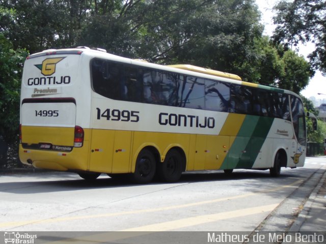 Empresa Gontijo de Transportes 14995 na cidade de São Paulo, São Paulo, Brasil, por Matheus de Melo Bento. ID da foto: 4566147.