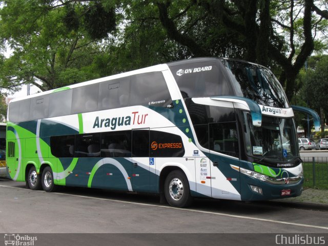 Araguatur Turismo 3040 na cidade de Curitiba, Paraná, Brasil, por Paulo Roberto Chulis. Número da foto: #4566935.