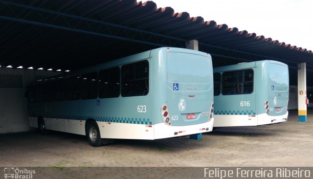 Transportes Santa Maria 623 na cidade de Pelotas, Rio Grande do Sul, Brasil, por Felipe Ferreira Ribeiro. ID da foto: 4503354.