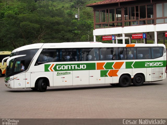 Empresa Gontijo de Transportes 21685 na cidade de Mariana, Minas Gerais, Brasil, por César Natividade. Número da foto: #4503892.