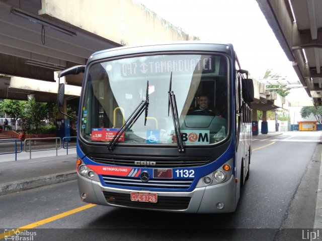 Tucuruvi Transportes e Turismo 1132 na cidade de São Caetano do Sul, São Paulo, Brasil, por Felipe Vitor Paixão Vieira. Número da foto: #4503324.
