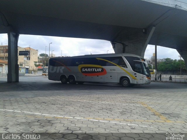 Saritur - Santa Rita Transporte Urbano e Rodoviário 12110 na cidade de Belo Horizonte, Minas Gerais, Brasil, por Carlos Souza. ID da foto: 4503606.