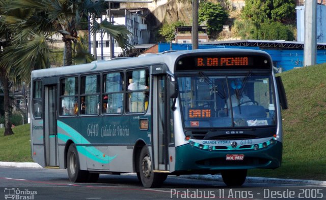 Viação Grande Vitória 6440 na cidade de Vitória, Espírito Santo, Brasil, por Cristiano Soares da Silva. ID da foto: 4503188.