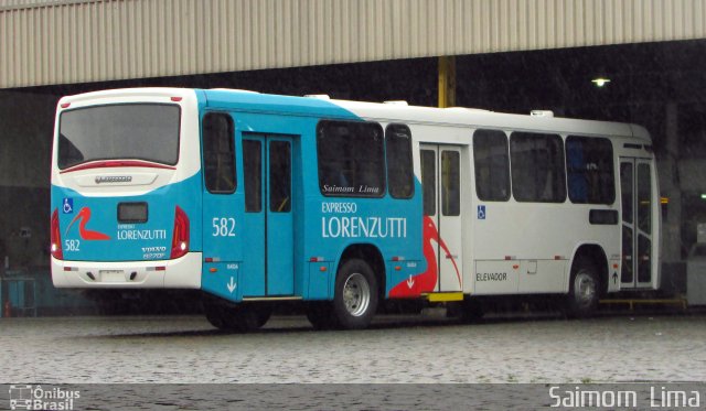 Expresso Lorenzutti 582 na cidade de Vila Velha, Espírito Santo, Brasil, por Saimom  Lima. ID da foto: 4568424.