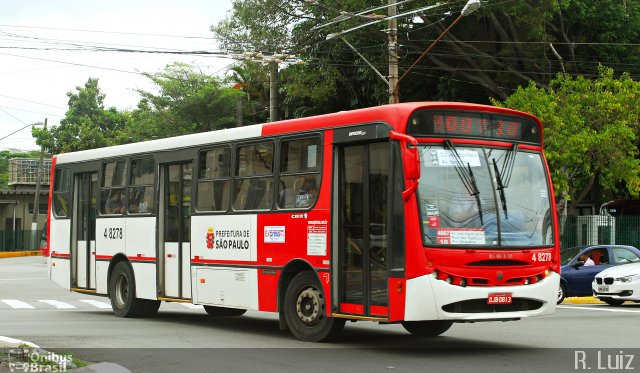 Express Transportes Urbanos Ltda 4 8278 na cidade de São Paulo, São Paulo, Brasil, por Ricardo Luiz. Número da foto: #4569980.