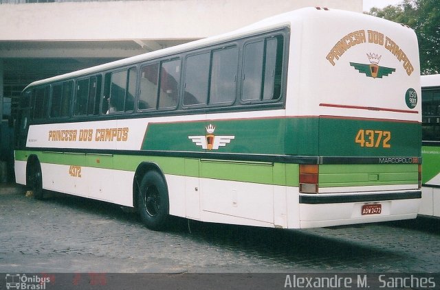 Expresso Princesa dos Campos 4372 na cidade de Ponta Grossa, Paraná, Brasil, por Alexandre M.  Sanches. ID da foto: 4567658.