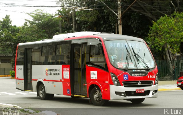 Allibus Transportes 4 5423 na cidade de São Paulo, São Paulo, Brasil, por Ricardo Luiz. ID da foto: 4572426.