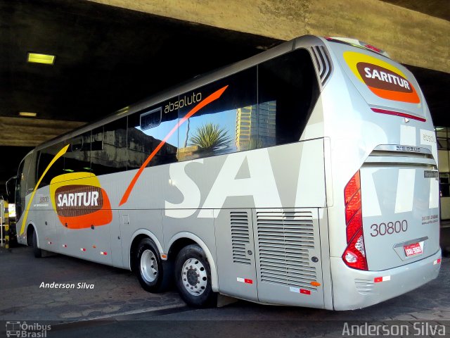 Saritur - Santa Rita Transporte Urbano e Rodoviário 30800 na cidade de Belo Horizonte, Minas Gerais, Brasil, por Anderson Silva. Número da foto: #4572491.