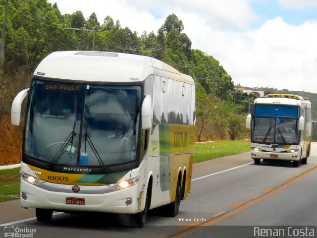 Empresa Gontijo de Transportes 18005 na cidade de Vitória da Conquista, Bahia, Brasil, por Anderson Silva. Número da foto: #4572502.