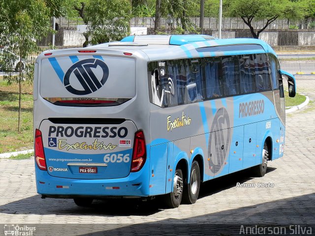 Auto Viação Progresso 6056 na cidade de João Pessoa, Paraíba, Brasil, por Anderson Silva. Número da foto: #4570435.