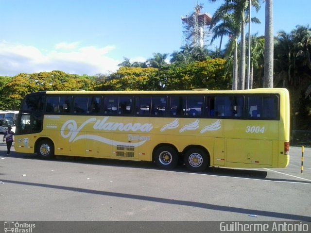 Vilanova Turismo 3004 na cidade de Aparecida, São Paulo, Brasil, por Guilherme Antonio. Número da foto: #4571787.