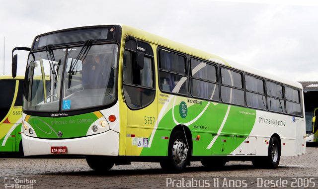Expresso Princesa dos Campos 5757 na cidade de Ponta Grossa, Paraná, Brasil, por Cristiano Soares da Silva. Número da foto: #4571496.