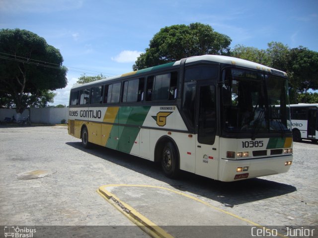 Empresa Gontijo de Transportes 10385 na cidade de Porto Seguro, Bahia, Brasil, por Celso  Junior. ID da foto: 4570716.