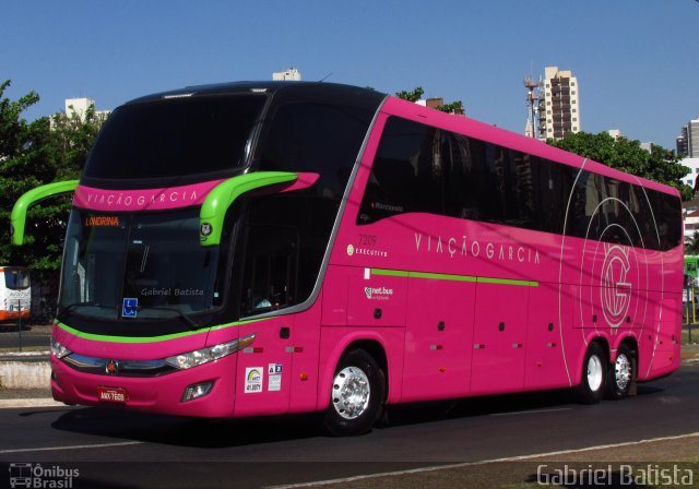 Viação Garcia 7209 na cidade de Ribeirão Preto, São Paulo, Brasil, por Gabriel Batista. Número da foto: #4572648.
