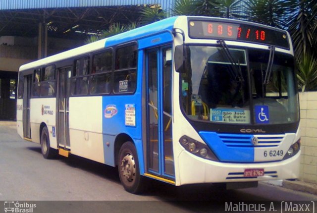 Transwolff Transportes e Turismo 6 6249 na cidade de São Paulo, São Paulo, Brasil, por Matheus Ariel. Número da foto: #4570770.
