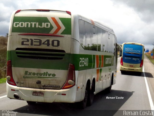 Empresa Gontijo de Transportes 21340 na cidade de Poções, Bahia, Brasil, por Anderson Silva. Número da foto: #4572550.