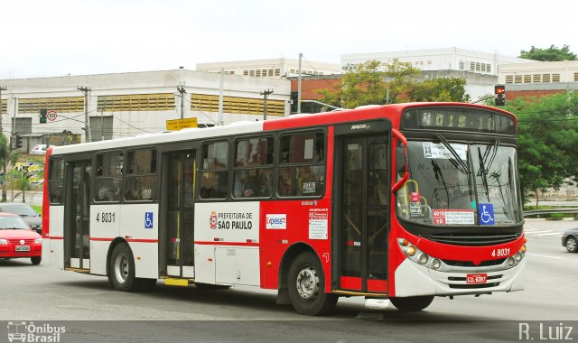 Nova Aliança  4 > Empresa de Transportes Novo Horizonte 4 4031 na cidade de São Paulo, São Paulo, Brasil, por Ricardo Luiz. Número da foto: #4572643.
